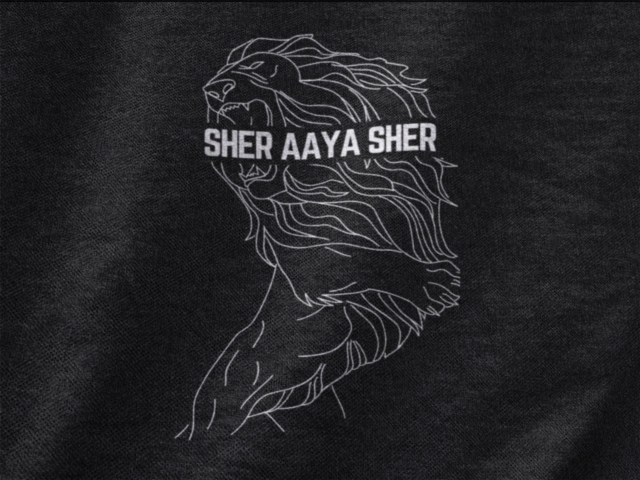 Sher Aaya Sher | Divine | Dropped Sleeve Unisex Tee