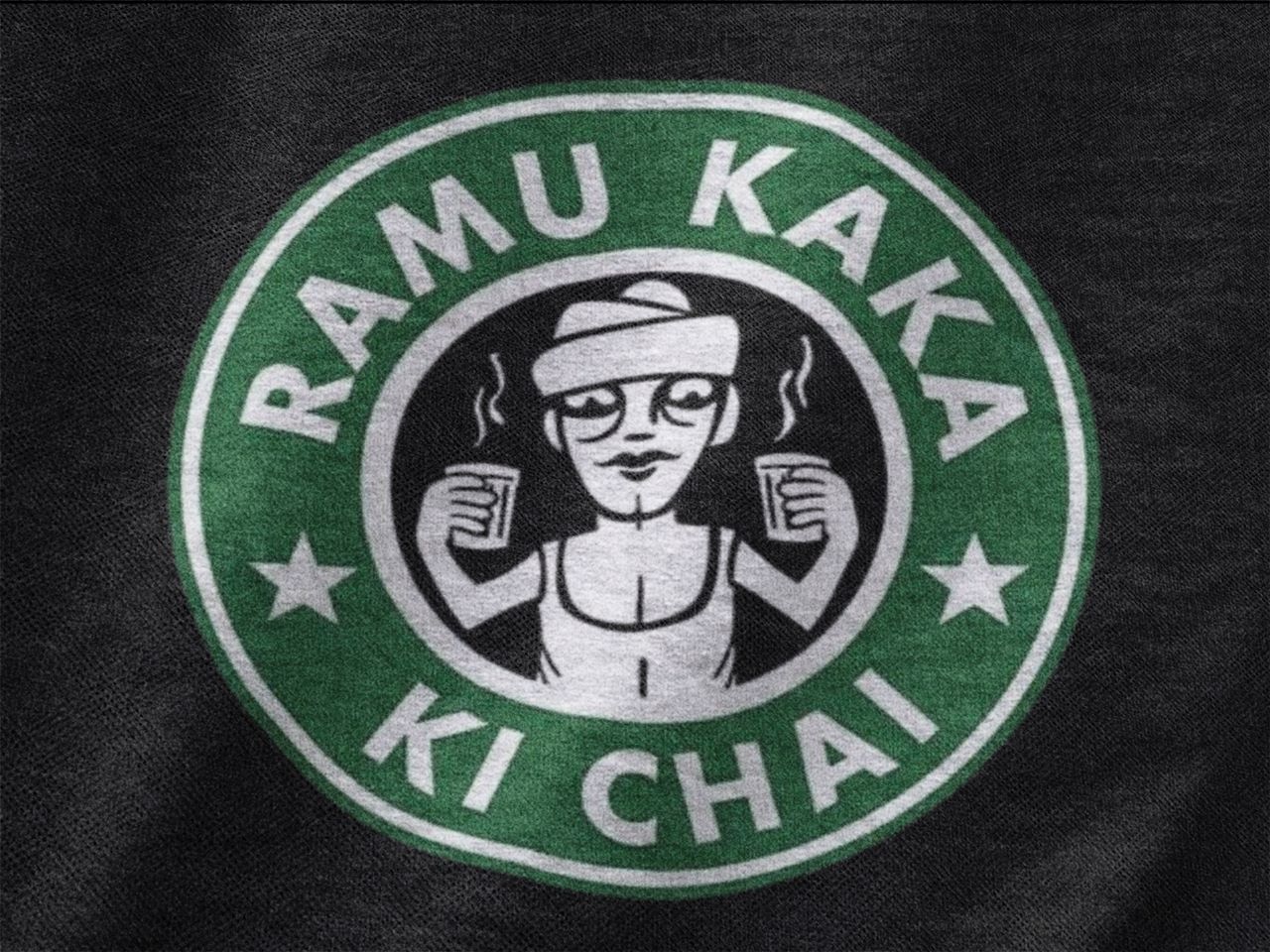 Ramu Kaka ki Chai | Dropped Sleeve Unisex Tee