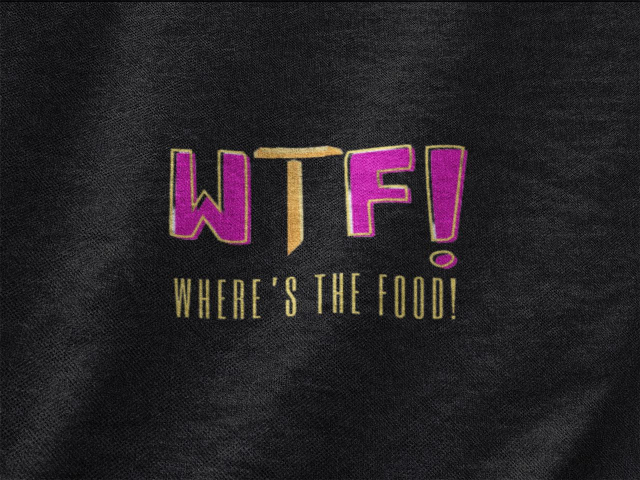 Where's the food | Dropped Sleeve Unisex Tee