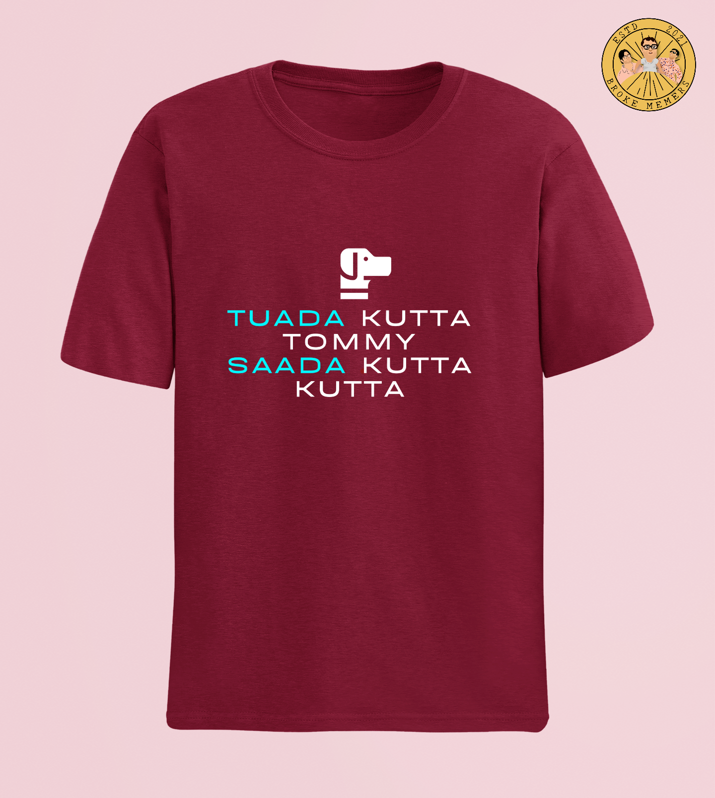 Twada Kutta Tommy | Half Sleeve Unisex T-Shirt