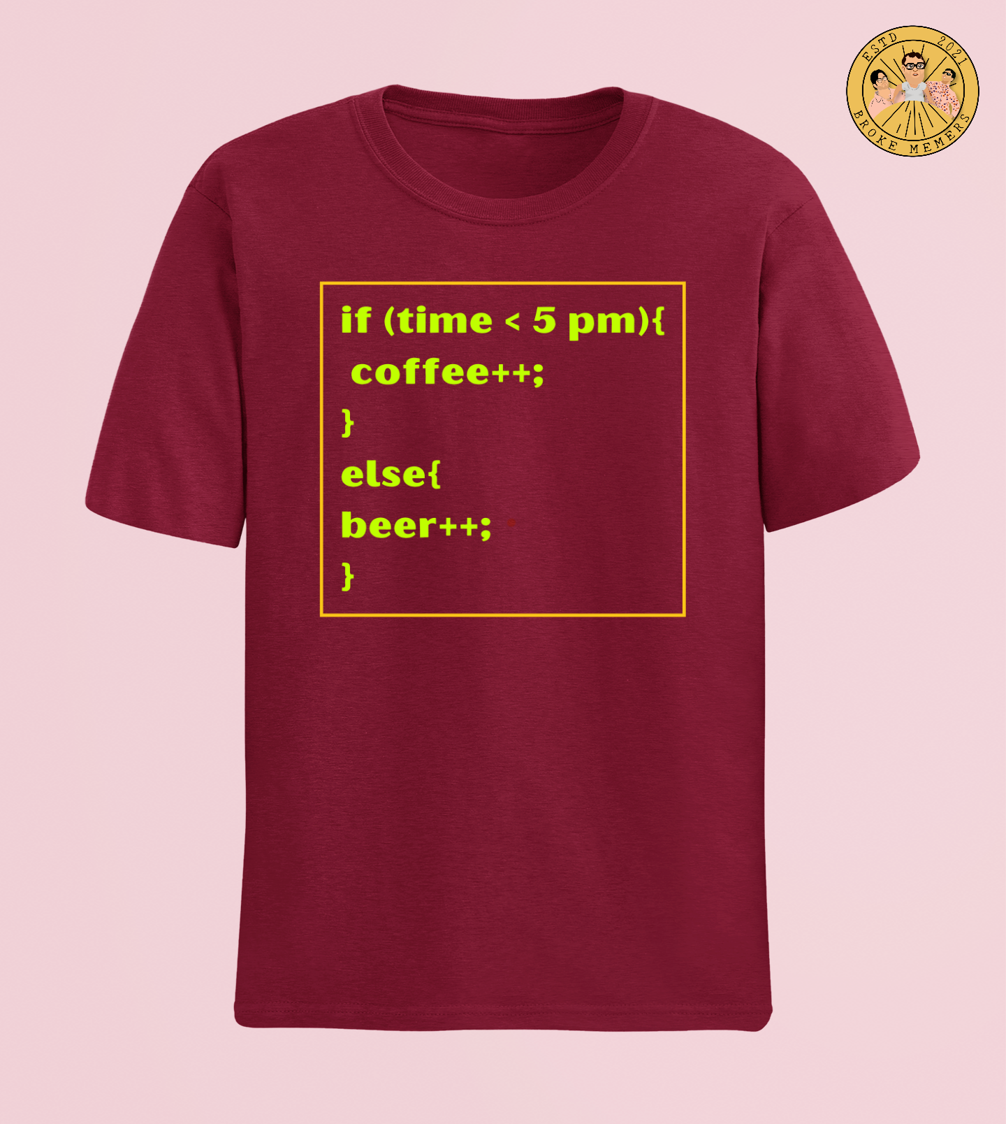 If coffee else beer | Premium Half Sleeve Unisex T-Shirt