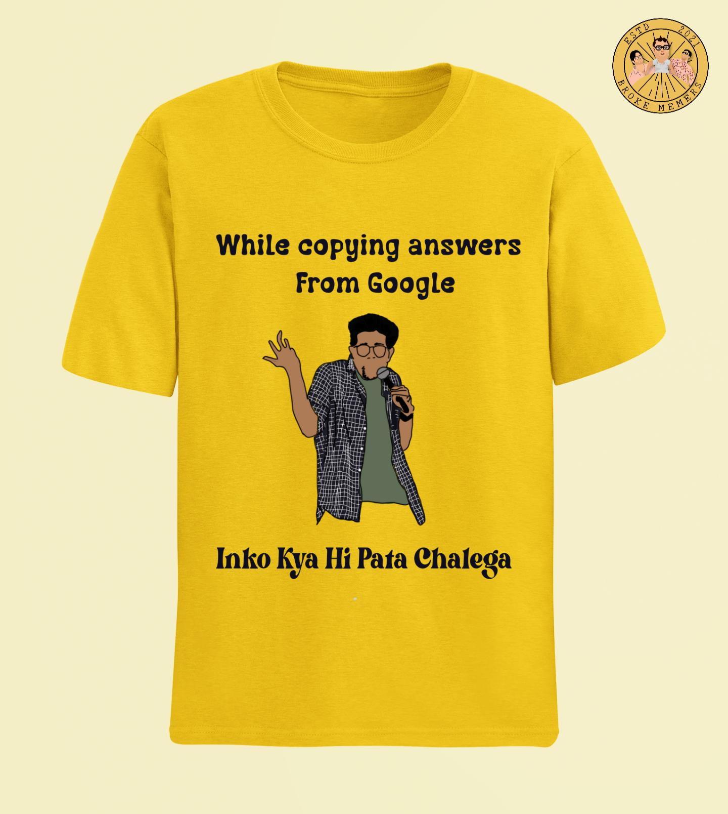 While copying answers from google | Half Sleeve Unisex T-Shirt