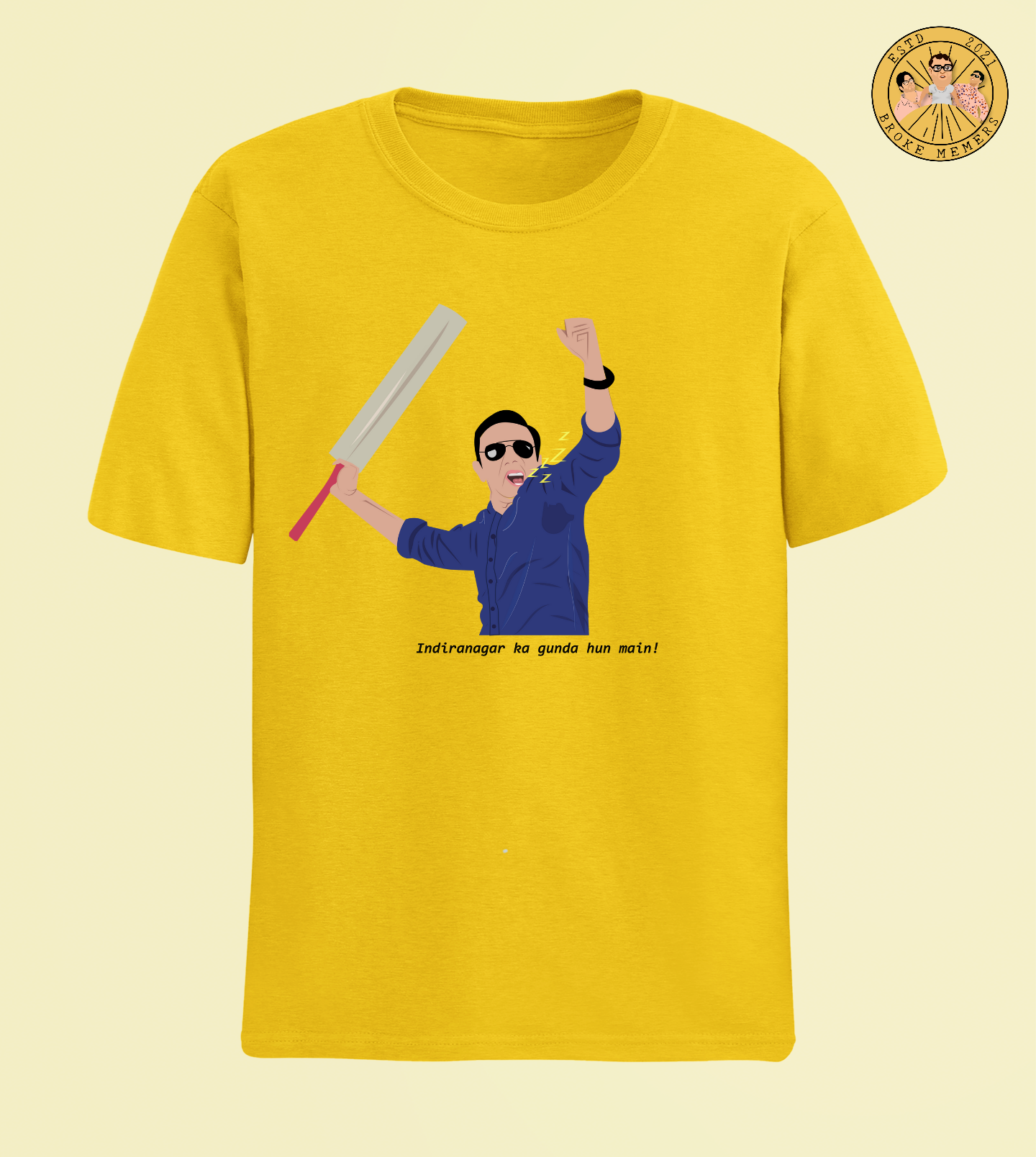 Indiranagar ka gunda hoon main | Half Sleeve Unisex T-Shirt