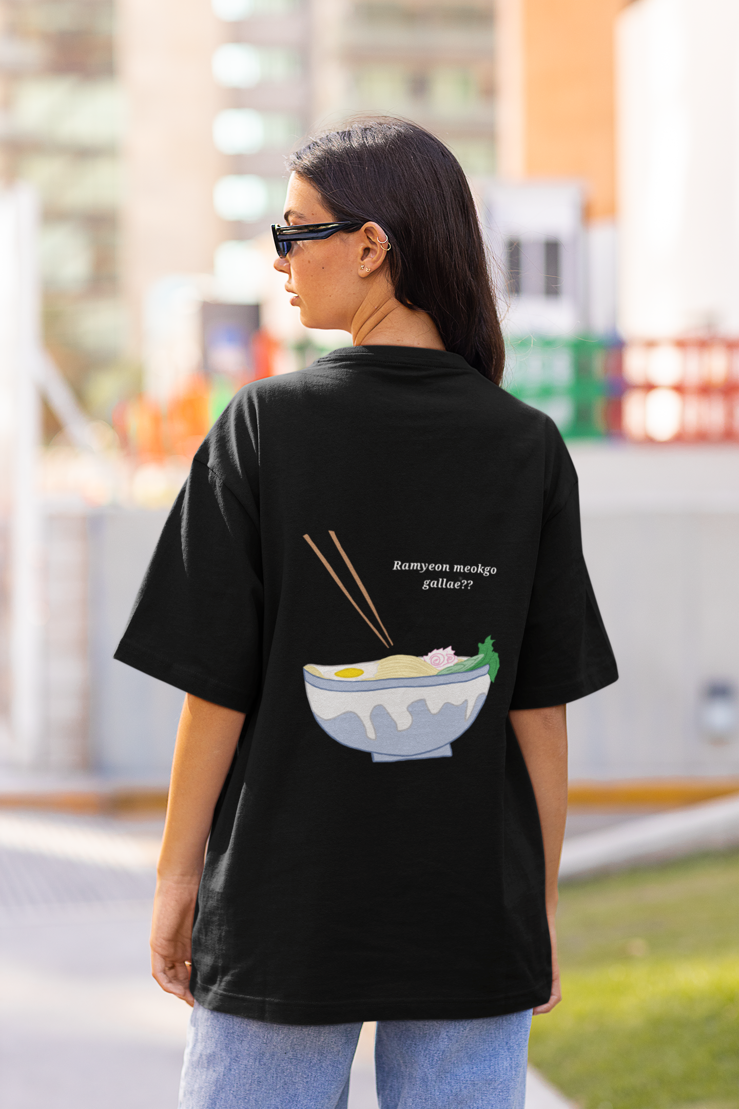 Rameyeon | Dropped Sleeve Unisex T-Shirt
