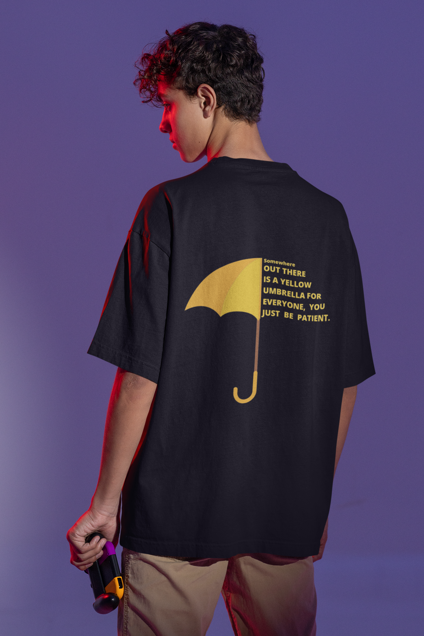 Umbrella | Premium Oversized Half Sleeve Unisex T-Shirt