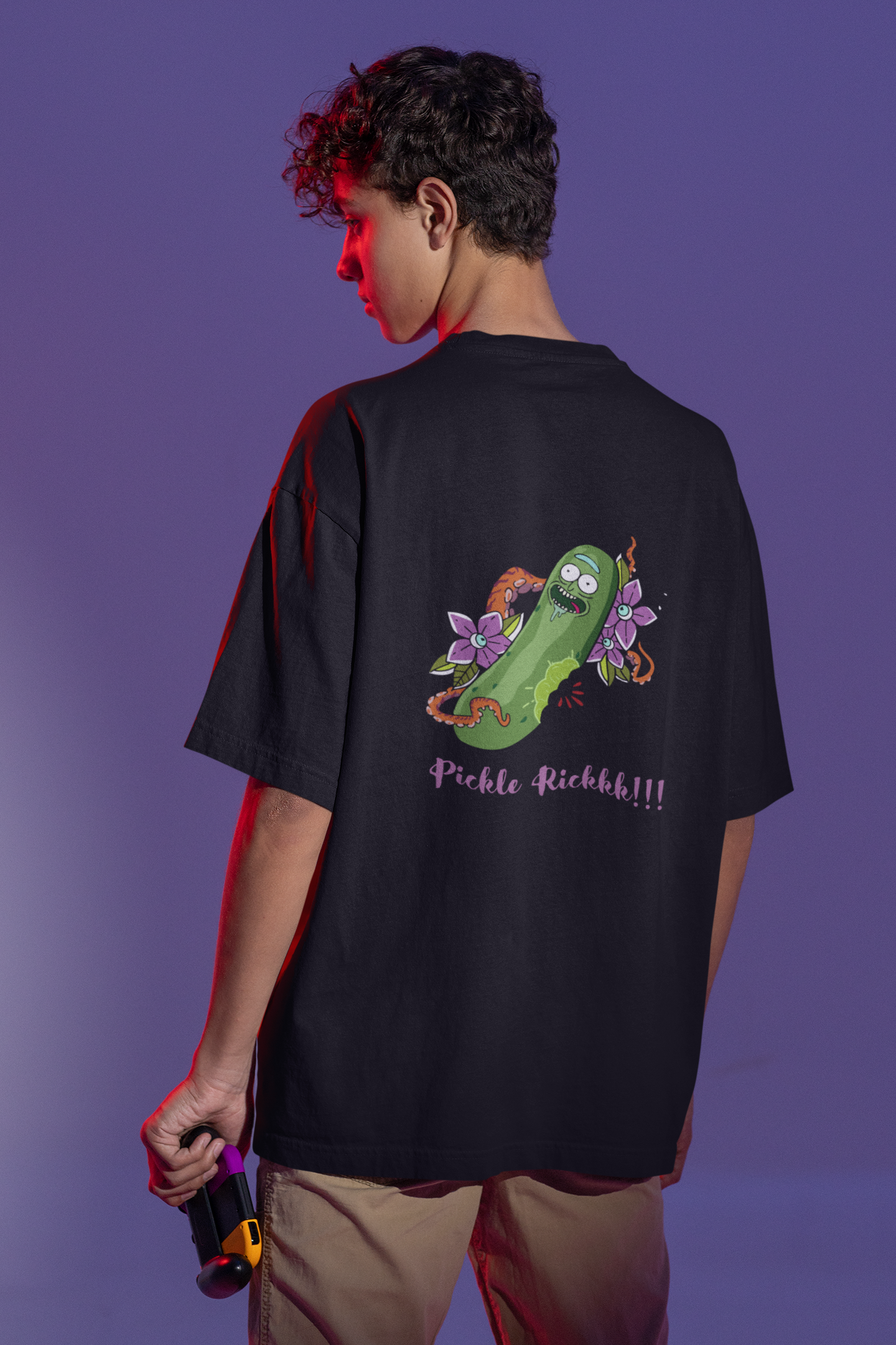 Pickle Rick | Dropped Sleeve Unisex Tee
