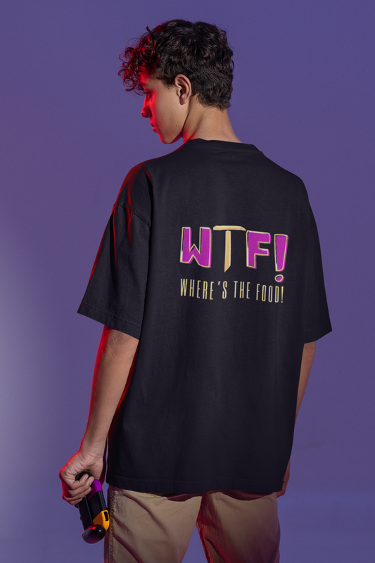 Where's the food | Dropped Sleeve Unisex Tee