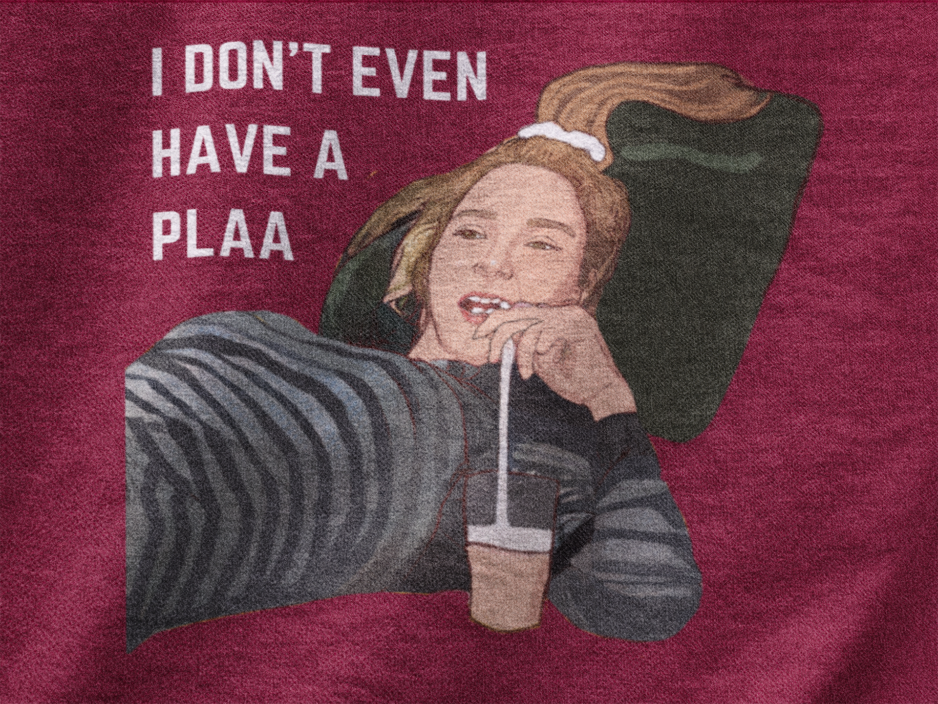 I don't have a plaaa | Premium Unisex Winter Hoodie