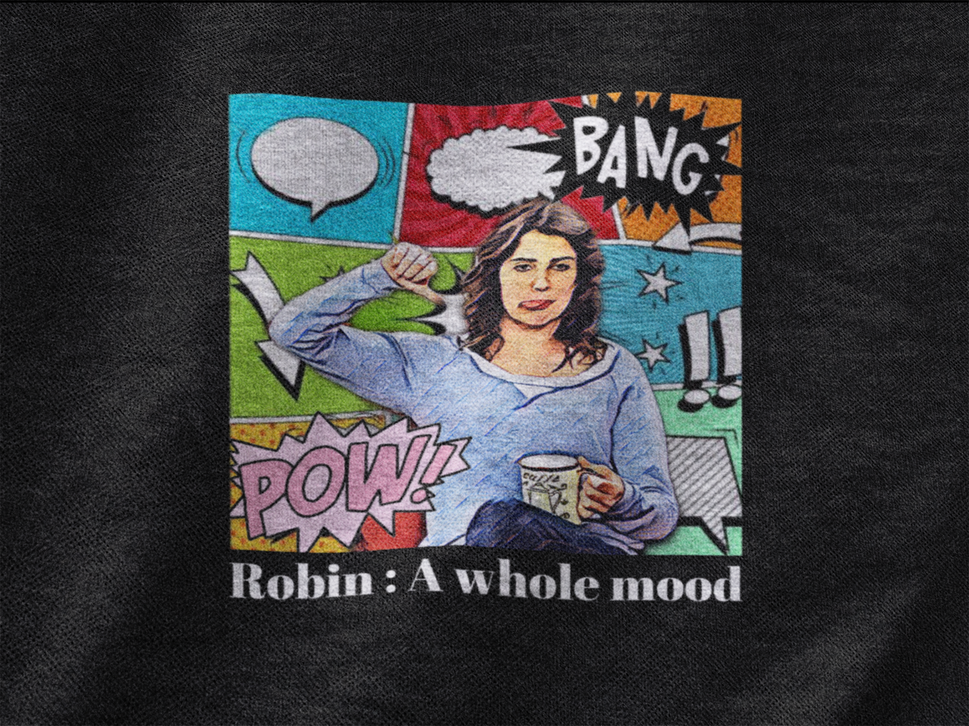 Robin A whole mood | Premium Unisex Winter Hoodie