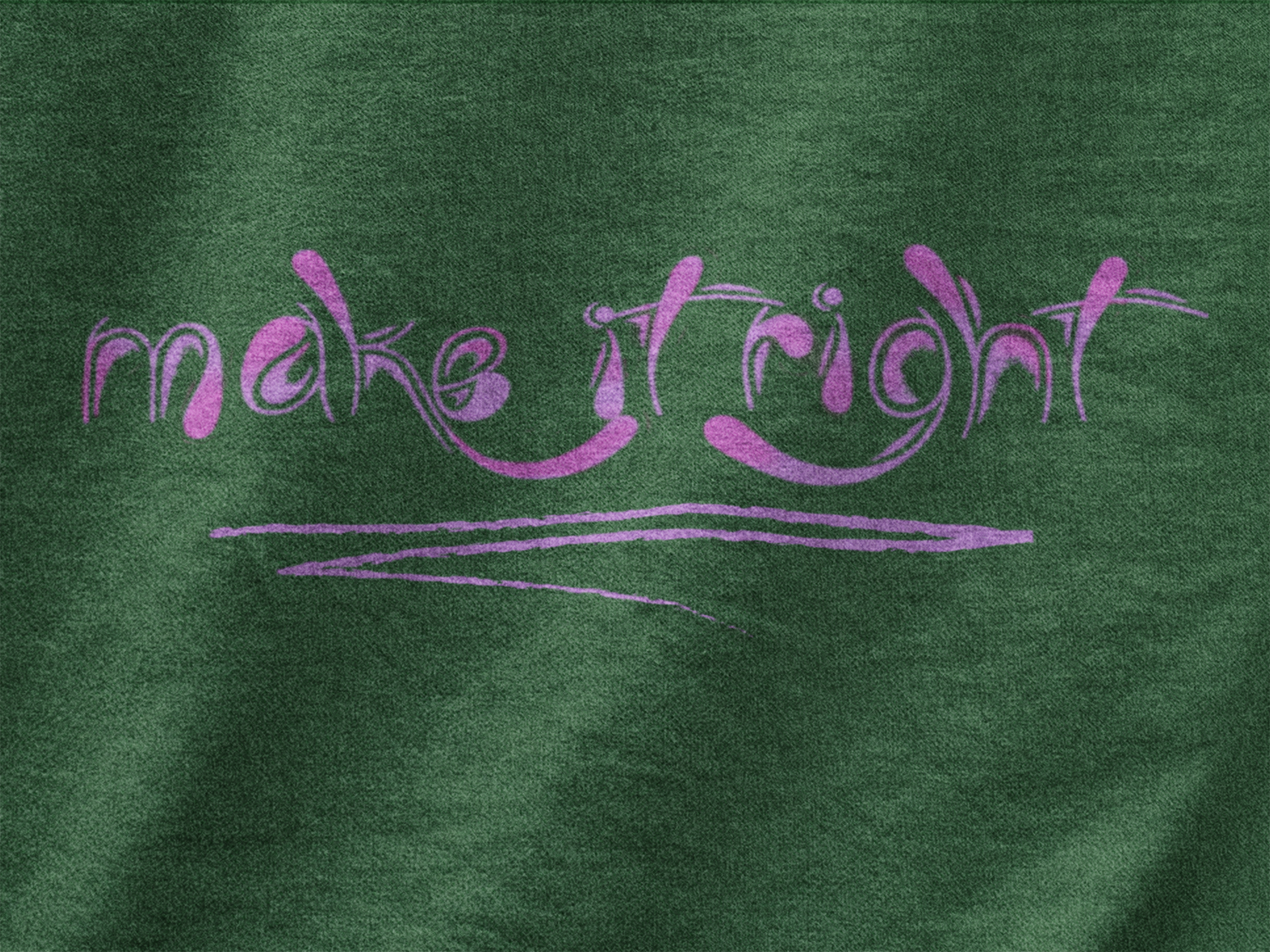 Make it Right |  Premium Half Sleeve Unisex T-Shirt