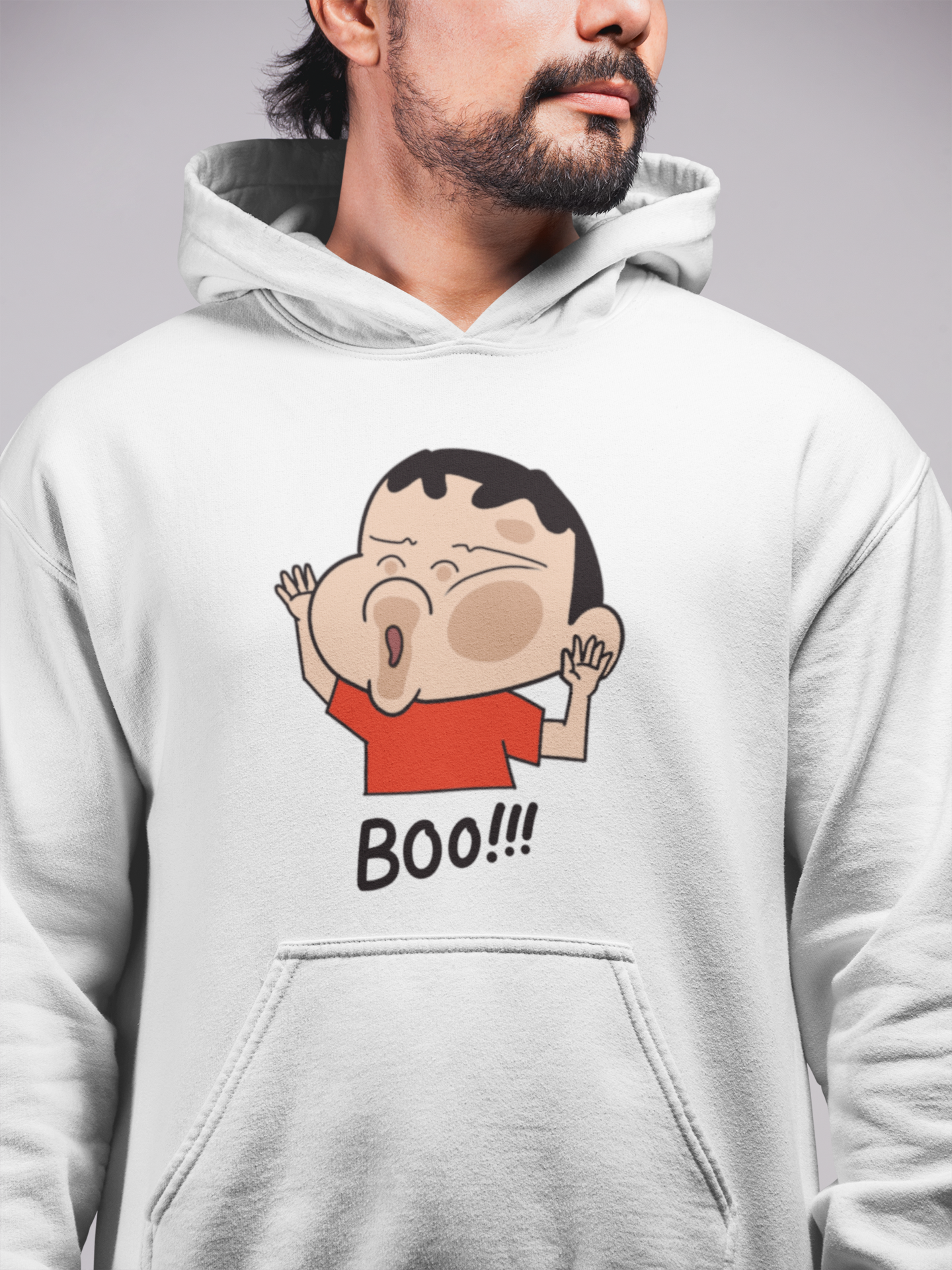 Boo Shinchan | Premium Unisex Winter Hoodie