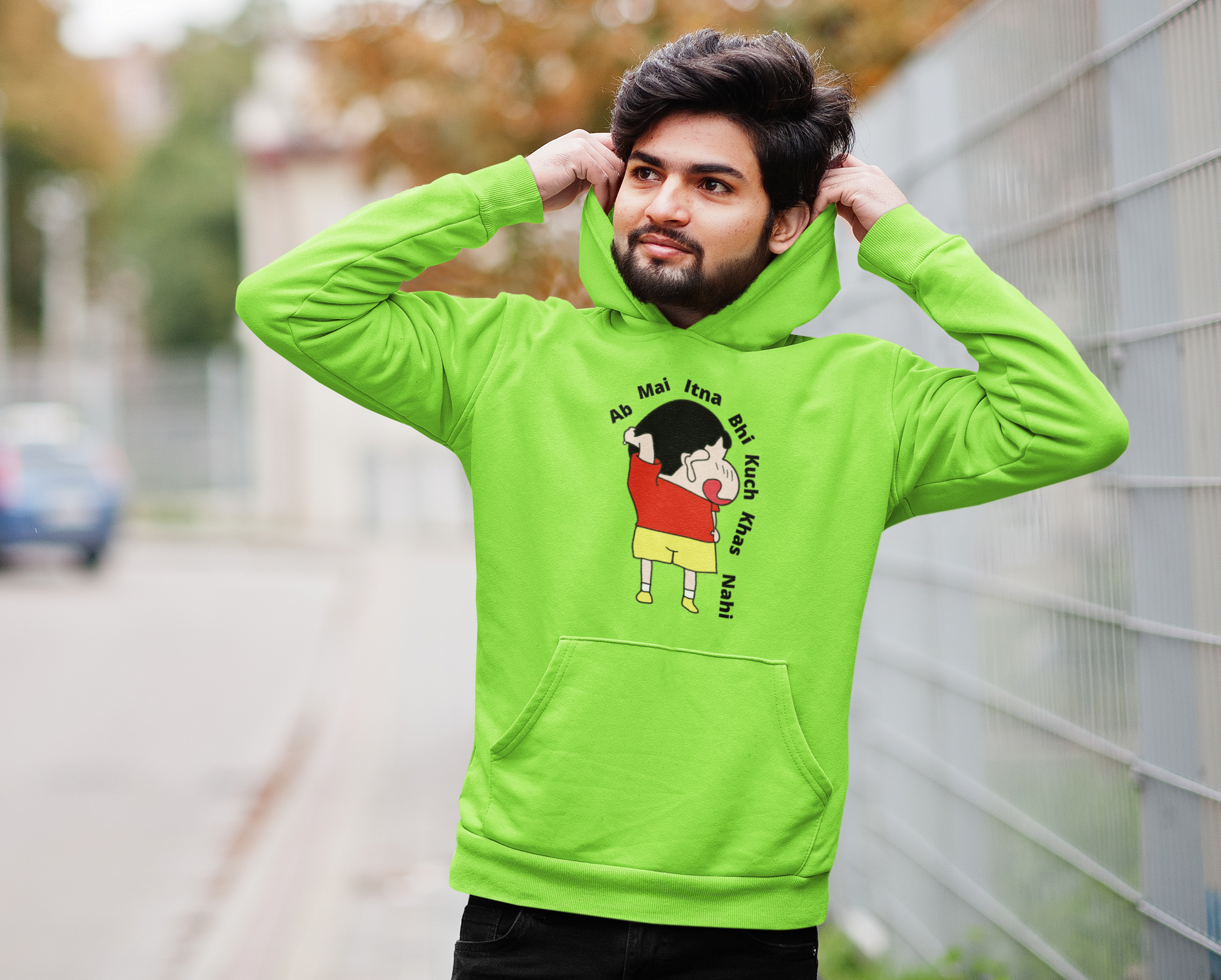 Ab mai itna bhi kuch khaas nahi | Premium Unisex Winter Hoodie