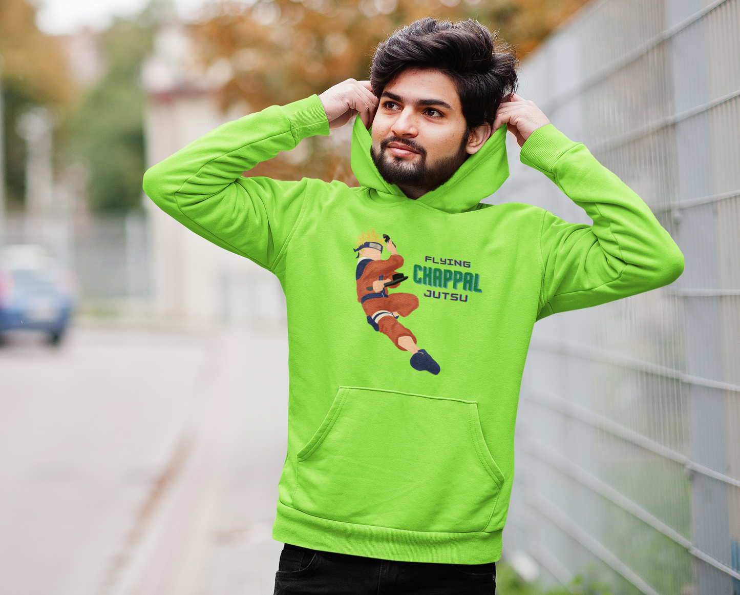 Flying chapal zutsu | Premium Unisex Winter Hoodie