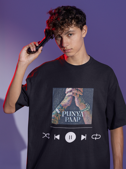 Punya Paap | Divine | Premium Oversized Half Sleeve Unisex T-Shirt