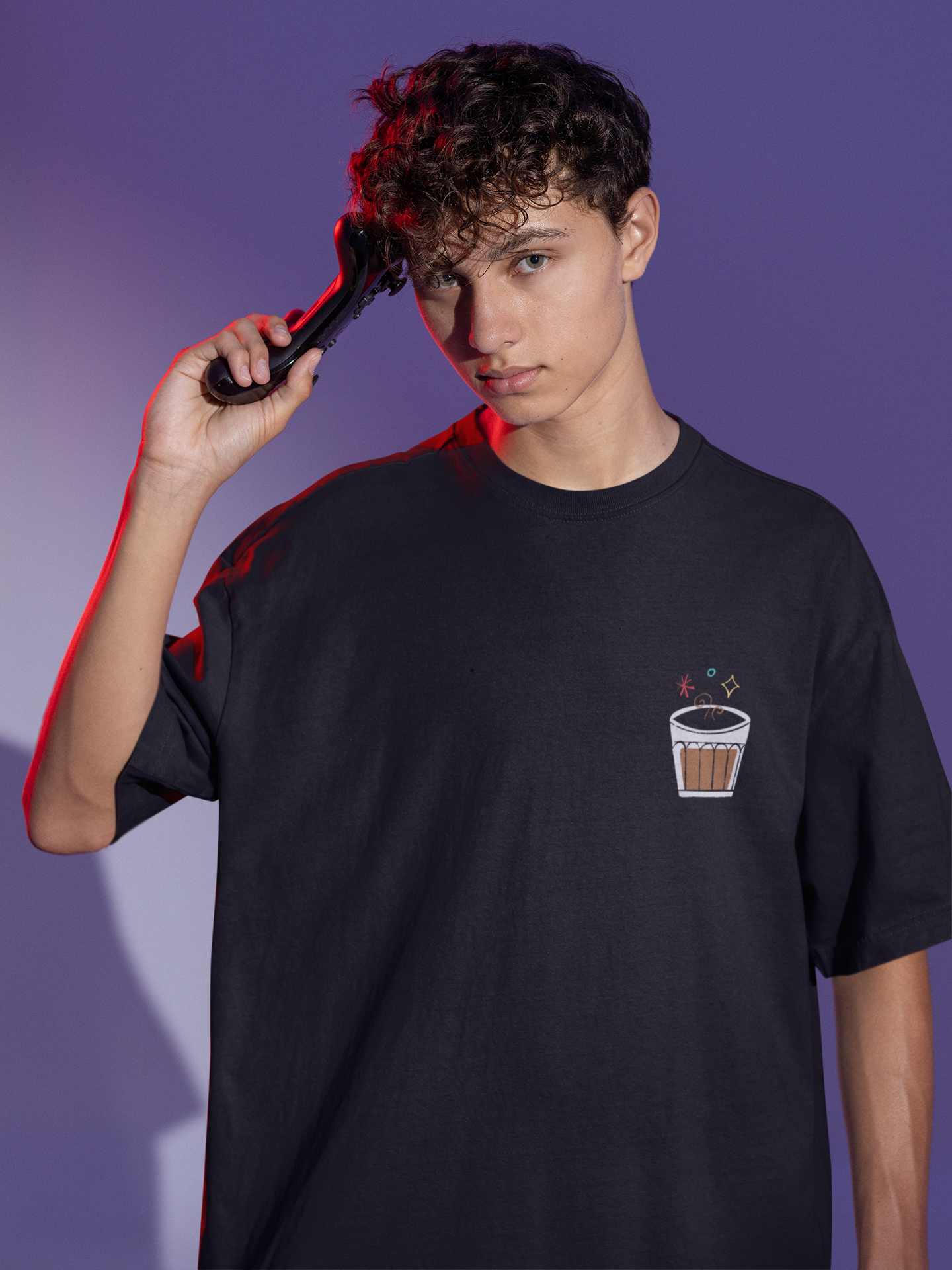 Ramu Kaka ki Chai | Dropped Sleeve Unisex Tee