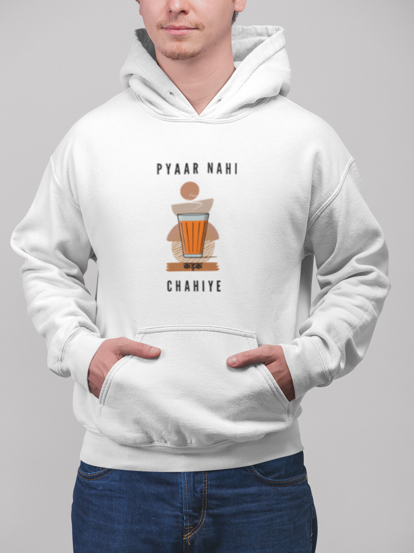 Pyar nahi chai kadak chahiye | Premium Unisex Winter Hoodie