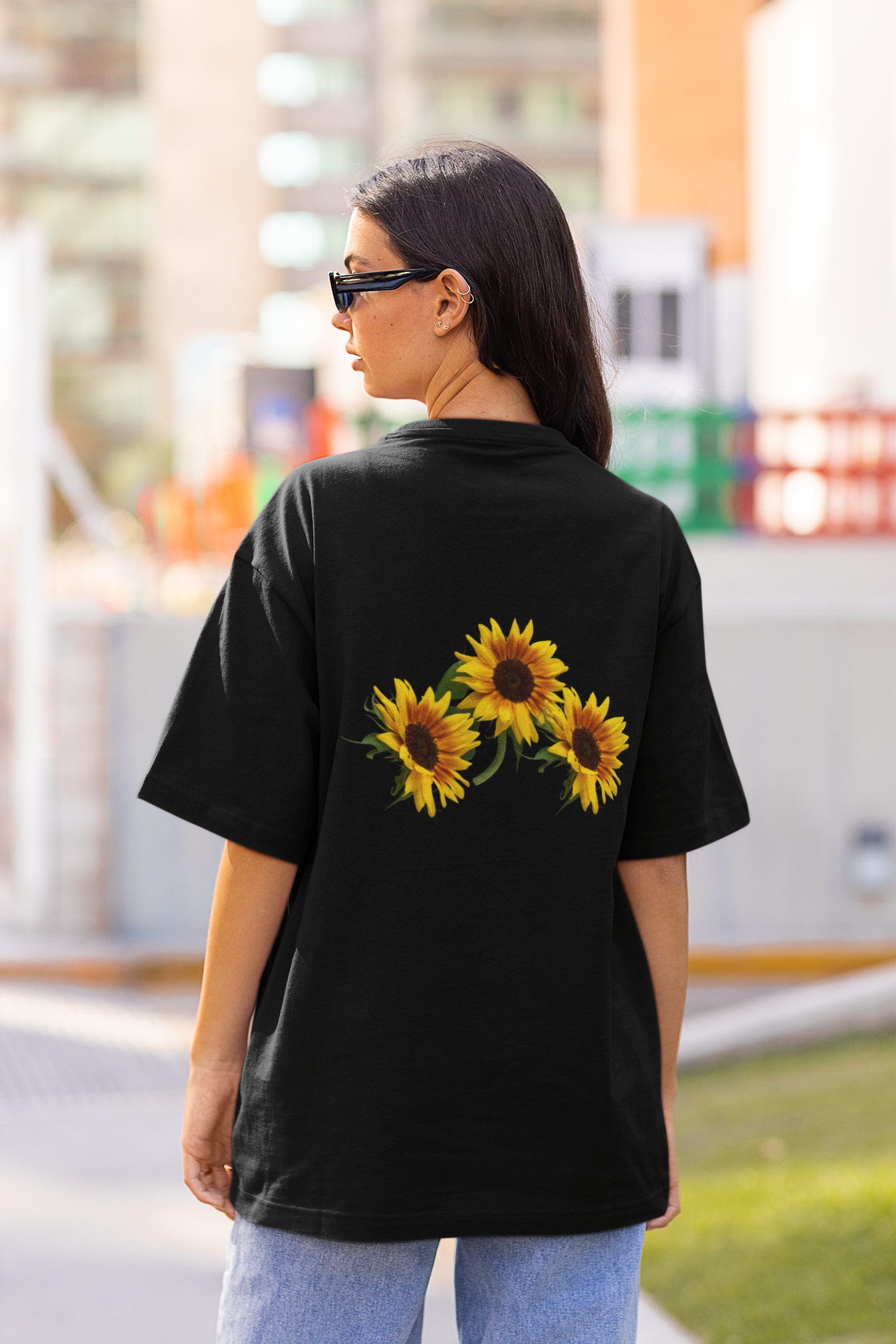 You are the sunflower| Premium Oversized Half Sleeve Unisex T-Shirt
