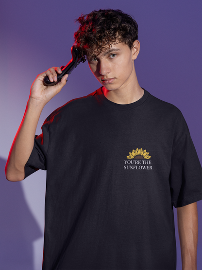 You are the sunflower| Dropped Sleeve Unisex Tee